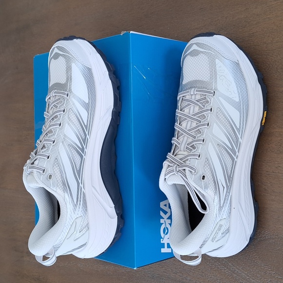 Hoka One One Other - Hoka Mafate Speed 2 - Color: White/Silver - Size: Unisex - M: 8.5, W: 9.5